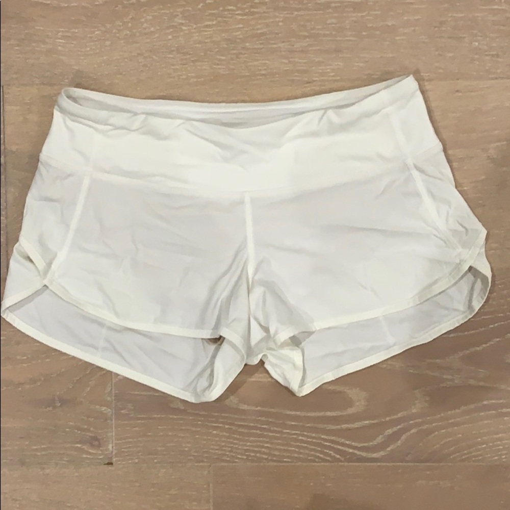 White athletic shorts